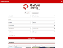 Tablet Screenshot of malfattiimoveis.com.br